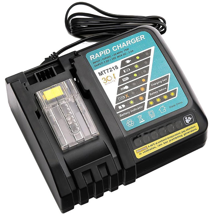 Erstatte batterilader til Makita 14.4V-18V Li-ion Erstatte batterilader Makita til 14.4V-18V Li-ion