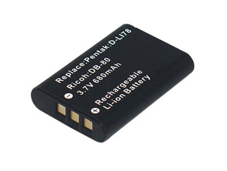 Erstatte Digitalkamera batteri til RICOH DB-80 Erstatte Digitalkamera batteri RICOH til DB-80