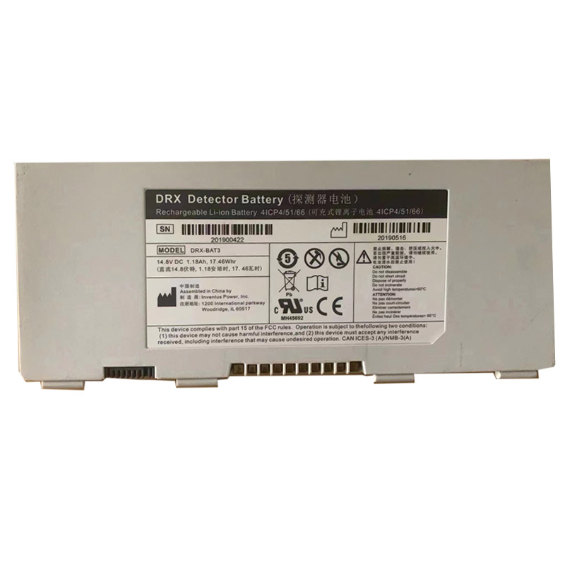 Erstatte Utstyrsbatteri Carestream  til DRX-2530 