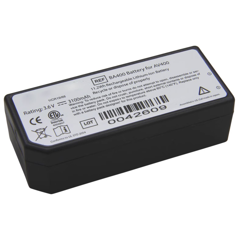 Erstatte Utstyrsbatteri Accuvein  til BA400 