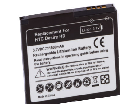 Erstatte Mobiltelefon batteri til HTC Desire HD Erstatte Mobiltelefon batteri HTC til Desire HD