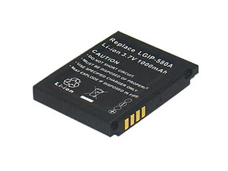 Erstatte Mobiltelefon batteri LG  til LGIP-580A 