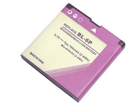 Erstatte Mobiltelefon batteri til NOKIA BL-6P Erstatte Mobiltelefon batteri NOKIA til BL-6P