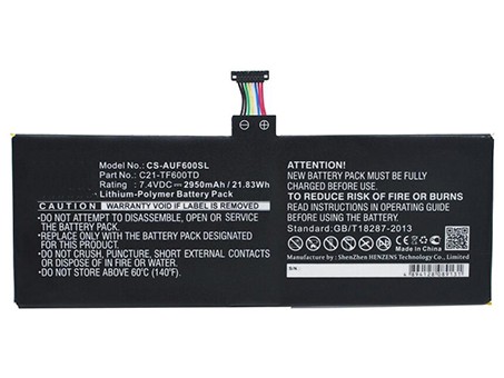 Erstatte tablet batteri ASUS  til C21-TF600TD 