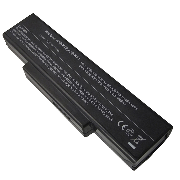 Erstatte laptop-batteri til ASUS A72JR Erstatte laptop-batteri ASUS til A72JR
