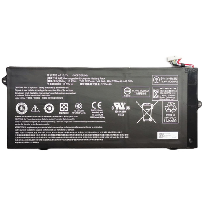Erstatte laptop-batteri acer  til AP13J7K 