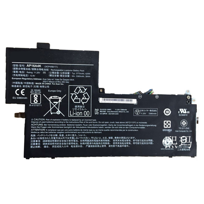 Erstatte laptop-batteri ACER  til Swift 1 Sf113-31-P5Ts 