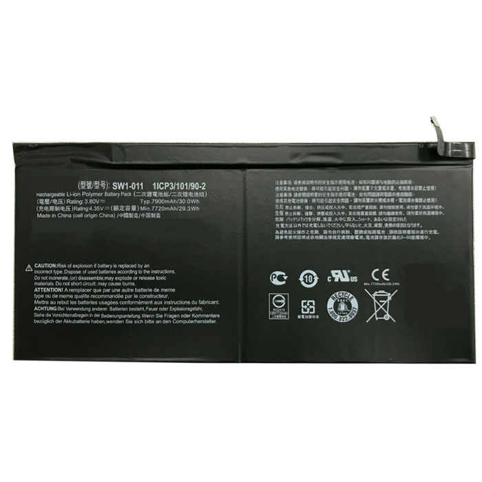 Erstatte laptop-batteri acer  til Switch One 10.1 inch 