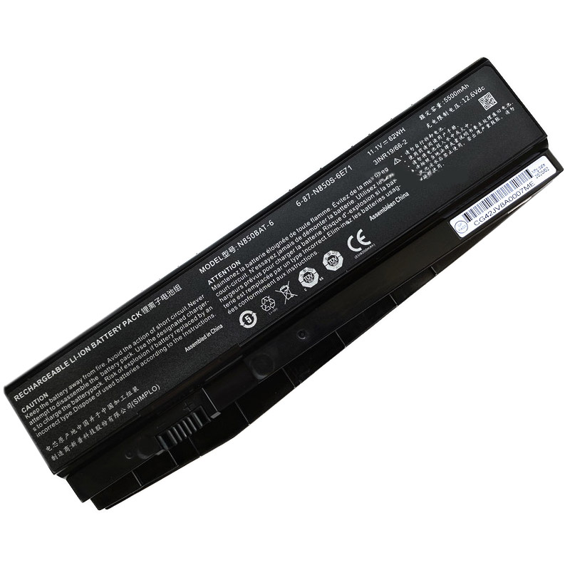 Erstatte laptop-batteri til HASEE Z7M-KP5D1 Erstatte laptop-batteri HASEE til Z7M-KP5D1