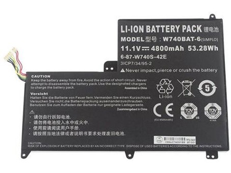 Erstatte laptop-batteri til SAGER NP2740 Erstatte laptop-batteri SAGER til NP2740