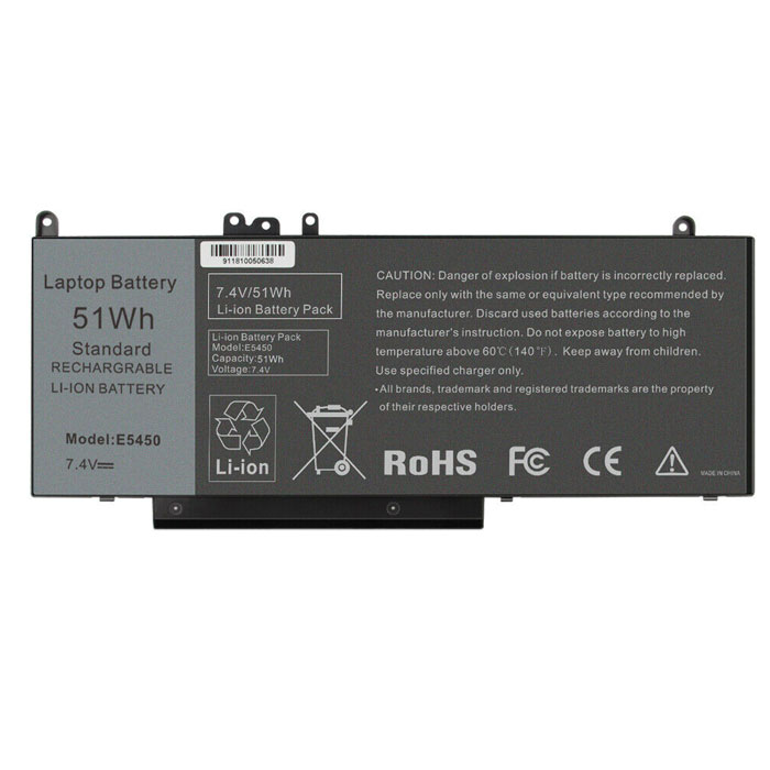 Erstatte laptop-batteri til dell CN-0WYJC2 Erstatte laptop-batteri dell til CN-0WYJC2