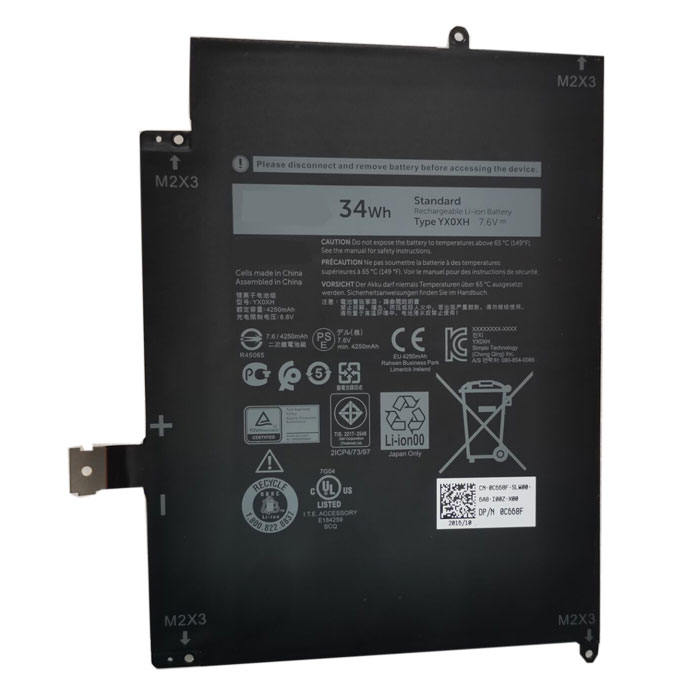 Erstatte laptop-batteri til dell YXOXH Erstatte laptop-batteri dell til YXOXH