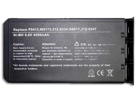 Erstatte laptop-batteri til dell 312-0347 Erstatte laptop-batteri dell til 312-0347