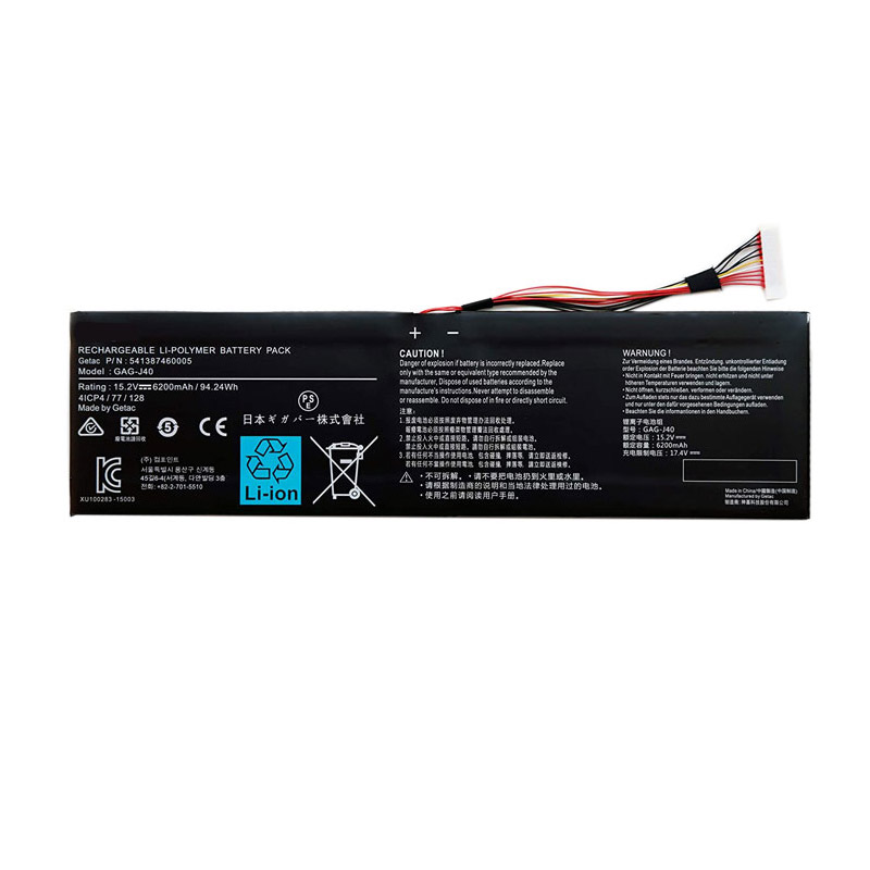 Erstatte laptop-batteri til GIGABYTE Aero 14 V7 Erstatte laptop-batteri GIGABYTE til Aero 14 V7