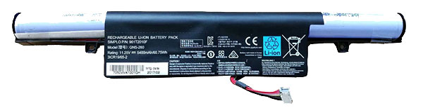 Erstatte laptop-batteri til GIGABYTE P55K-v4-W2 Erstatte laptop-batteri GIGABYTE til P55K-v4-W2
