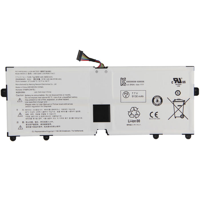 Erstatte laptop-batteri til LG 15Z980-R.AAS9U1 Erstatte laptop-batteri LG til 15Z980-R.AAS9U1