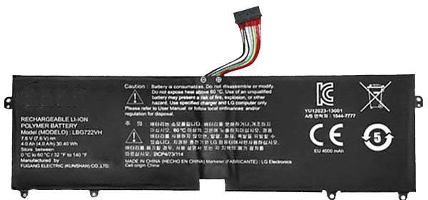 Erstatte laptop-batteri til LG LBG722VH Erstatte laptop-batteri LG til LBG722VH
