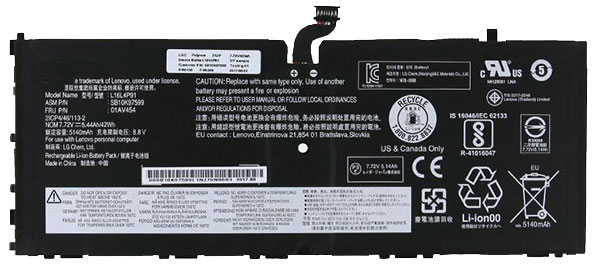 Erstatte laptop-batteri til LENOVO ThinkPad-X1-Tablet-GEN-3 Erstatte laptop-batteri LENOVO til ThinkPad-X1-Tablet-GEN-3
