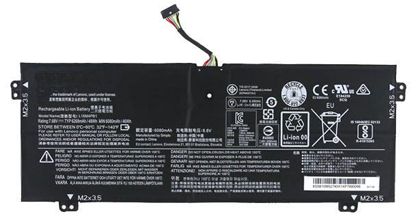 Erstatte laptop-batteri til LENOVO L16M4PB1 Erstatte laptop-batteri LENOVO til L16M4PB1