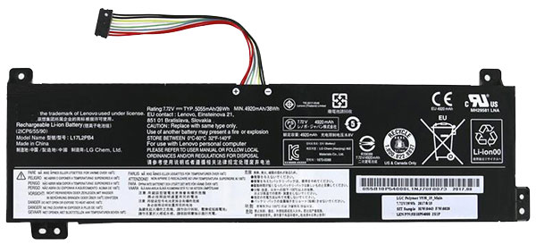 Erstatte laptop-batteri til LENOVO L17M2PB3 Erstatte laptop-batteri LENOVO til L17M2PB3