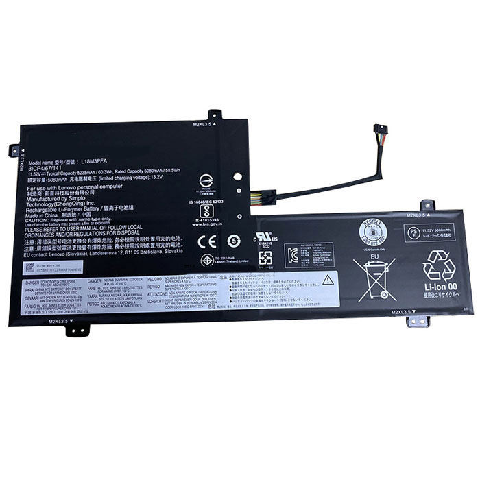 Erstatte laptop-batteri til LENOVO YOGA C740 Erstatte laptop-batteri LENOVO til YOGA C740