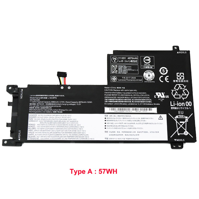 Erstatte laptop-batteri til LENOVO xiaoxin-15IIL 2020 Erstatte laptop-batteri LENOVO til xiaoxin-15IIL 2020
