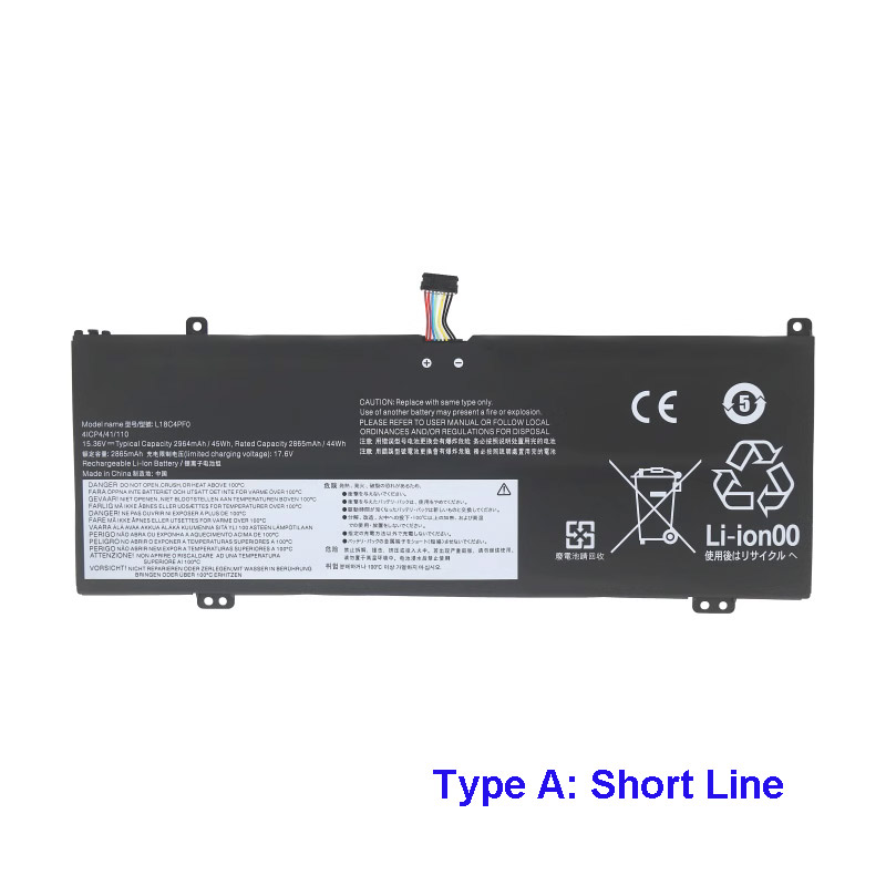 Erstatte laptop-batteri til LENOVO L18D4PF1 Erstatte laptop-batteri LENOVO til L18D4PF1