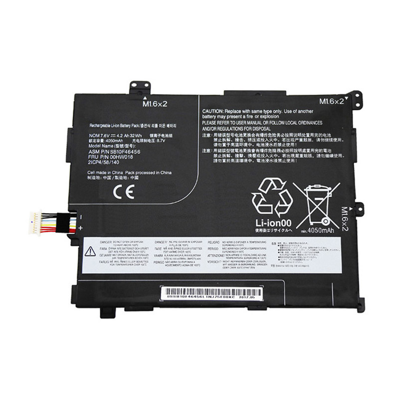 Erstatte laptop-batteri til LENOVO 00HW018 Erstatte laptop-batteri LENOVO til 00HW018