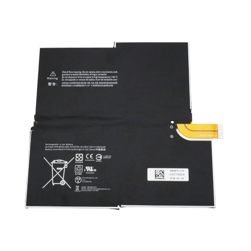 Erstatte laptop-batteri til Microsoft Surface pro3 1631 Erstatte laptop-batteri Microsoft til Surface pro3 1631