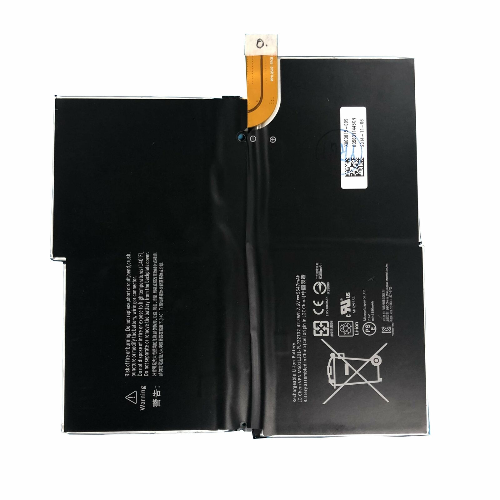 Erstatte laptop-batteri til Microsoft MS011301-PLP22T02 Erstatte laptop-batteri Microsoft til MS011301-PLP22T02