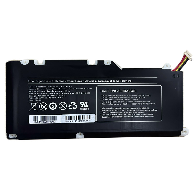 Erstatte laptop-batteri til Positivo NV-636668-3S Erstatte laptop-batteri Positivo til NV-636668-3S