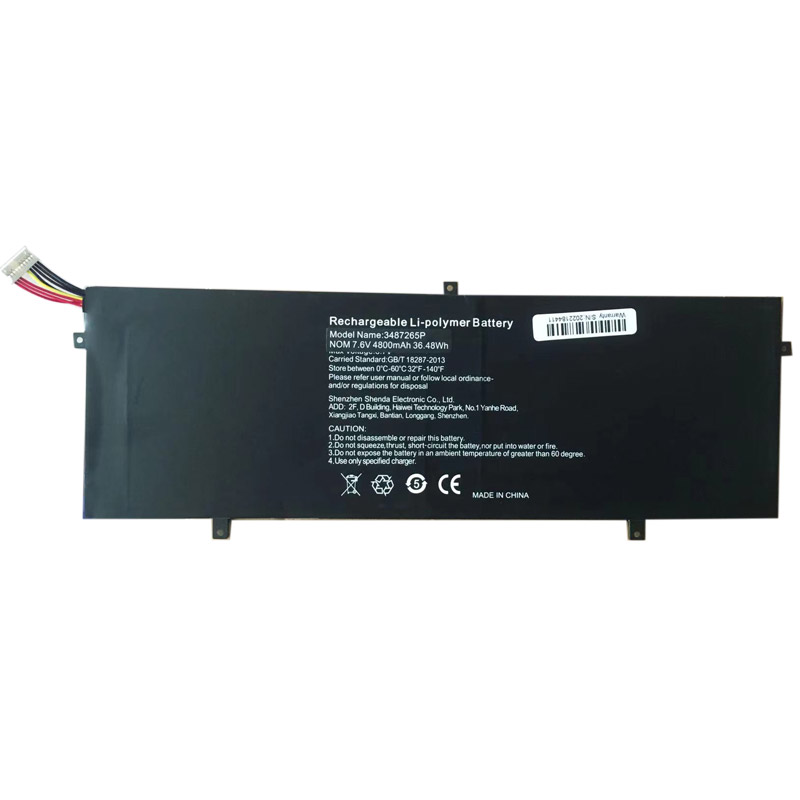 Erstatte laptop-batteri til Jumper JNB10 Erstatte laptop-batteri Jumper til JNB10