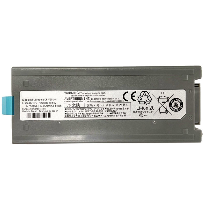 Erstatte laptop-batteri til PANASONIC CF-VZSU48 Erstatte laptop-batteri PANASONIC til CF-VZSU48