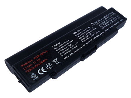 Erstatte laptop-batteri til sony VAIO VGN-AR890U Erstatte laptop-batteri sony til VAIO VGN-AR890U