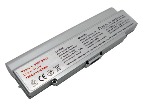 Erstatte laptop-batteri til SONY VGP-BPL9 Erstatte laptop-batteri SONY til VGP-BPL9