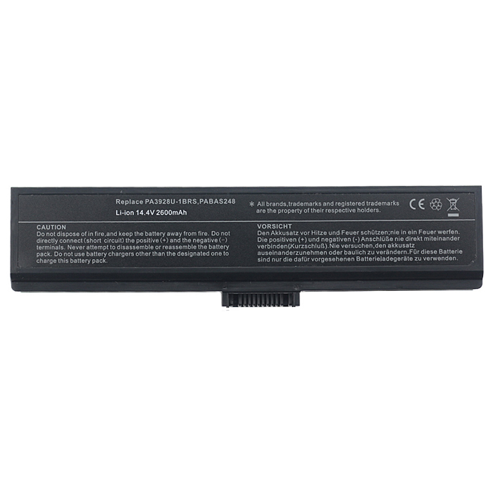 Erstatte laptop-batteri til TOSHIBA Qosmio-X770-ST4N04 Erstatte laptop-batteri TOSHIBA til Qosmio-X770-ST4N04