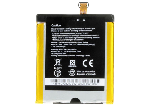 Erstatte tablet batteri til ASUS PadFone2-A68 Erstatte tablet batteri ASUS til PadFone2-A68