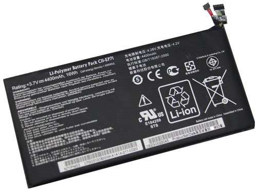 Erstatte tablet batteri ASUS  til Eee-Pad-MeMo-EP71 