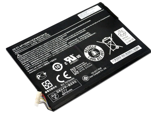 Erstatte tablet batteri til ACER ap12d8k Erstatte tablet batteri ACER til ap12d8k