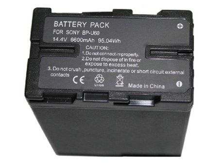 Erstatte Videokamera batteri til SONY BP-U60 Erstatte Videokamera batteri SONY til BP-U60